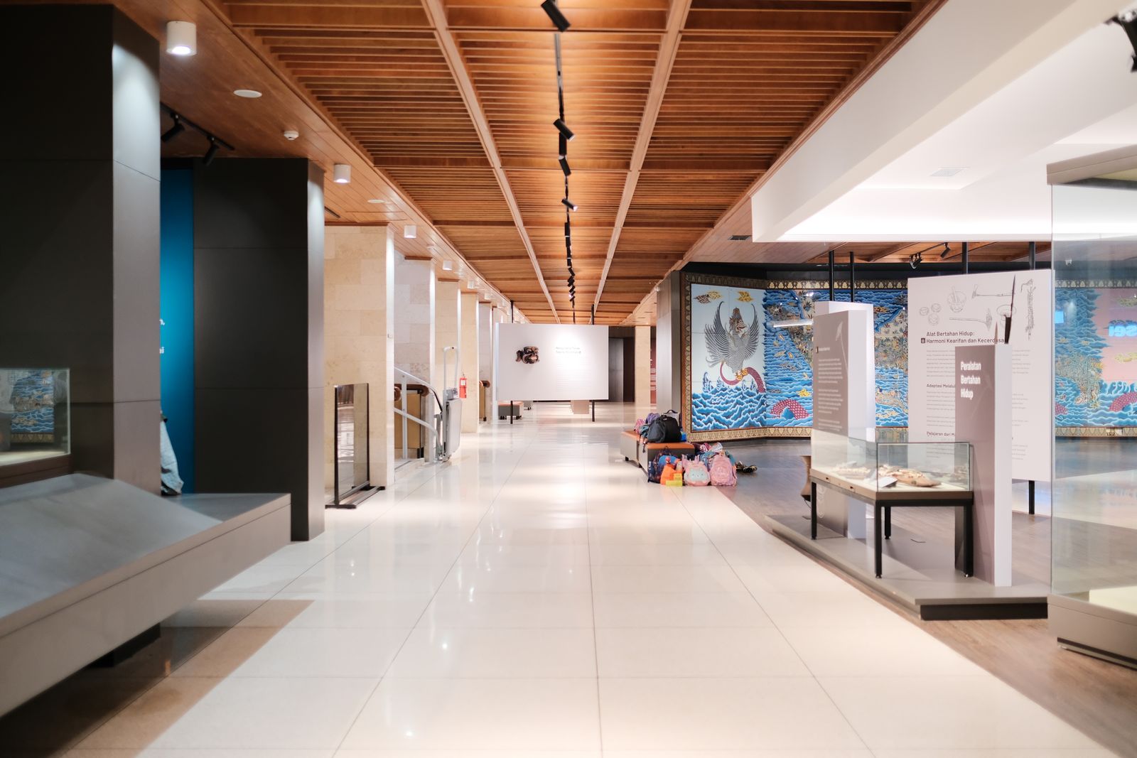 Museum and temple interiors