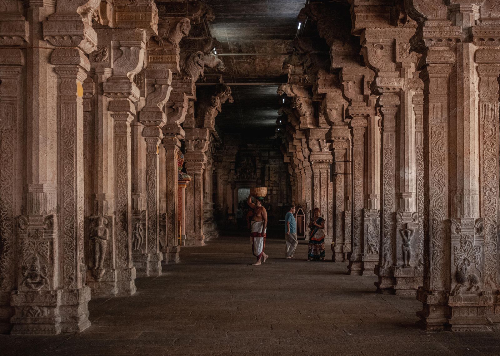 Museum and temple interiors